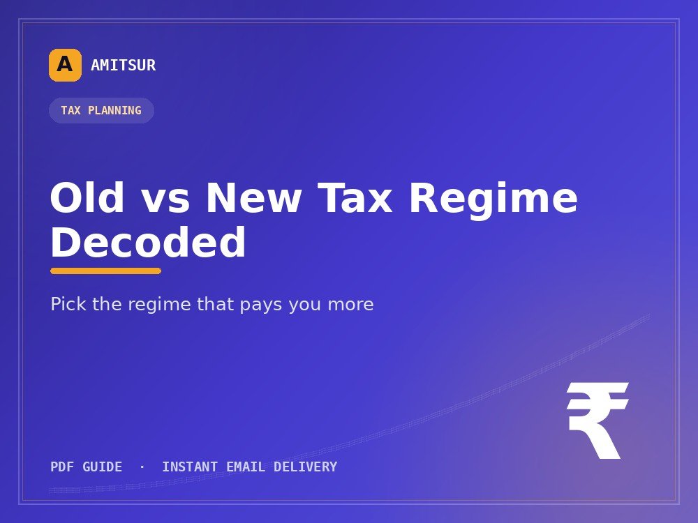 Old vs New Tax Regime Decoded